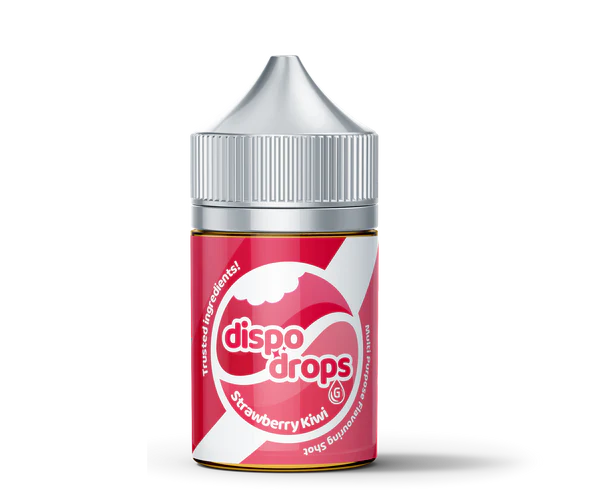DISPO DROPS: STRAWBERRY KIWI - SALT/MTL 60ML LONGFILL - VAPE INN