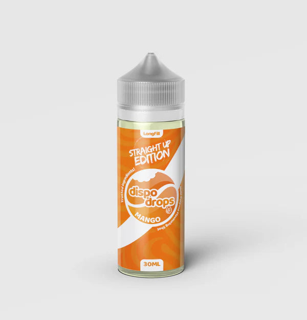 DISPO DROPS: STRAIGHT MANGO - 120ML LONGFILL - VAPE INN