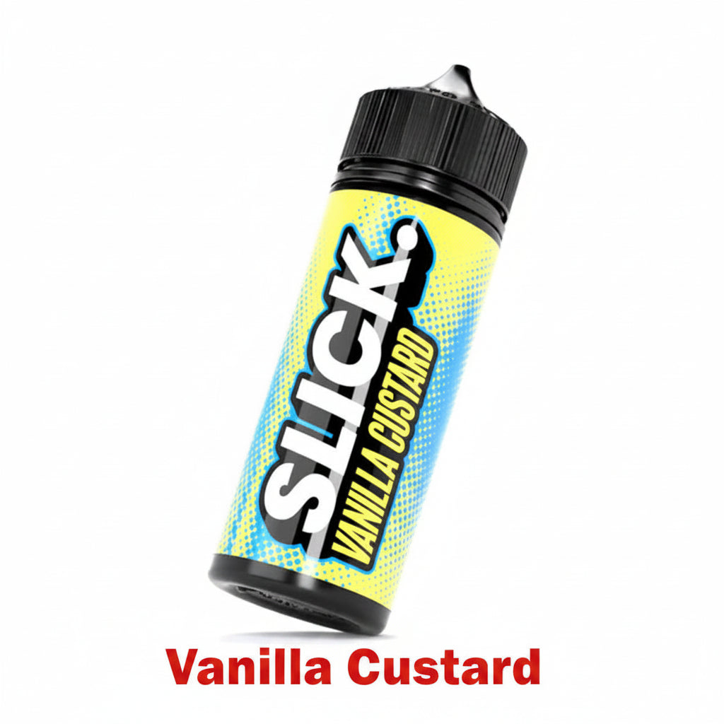 SLICK: VANILLA CUSTARD - 120ML LONGFILL - VAPE INN