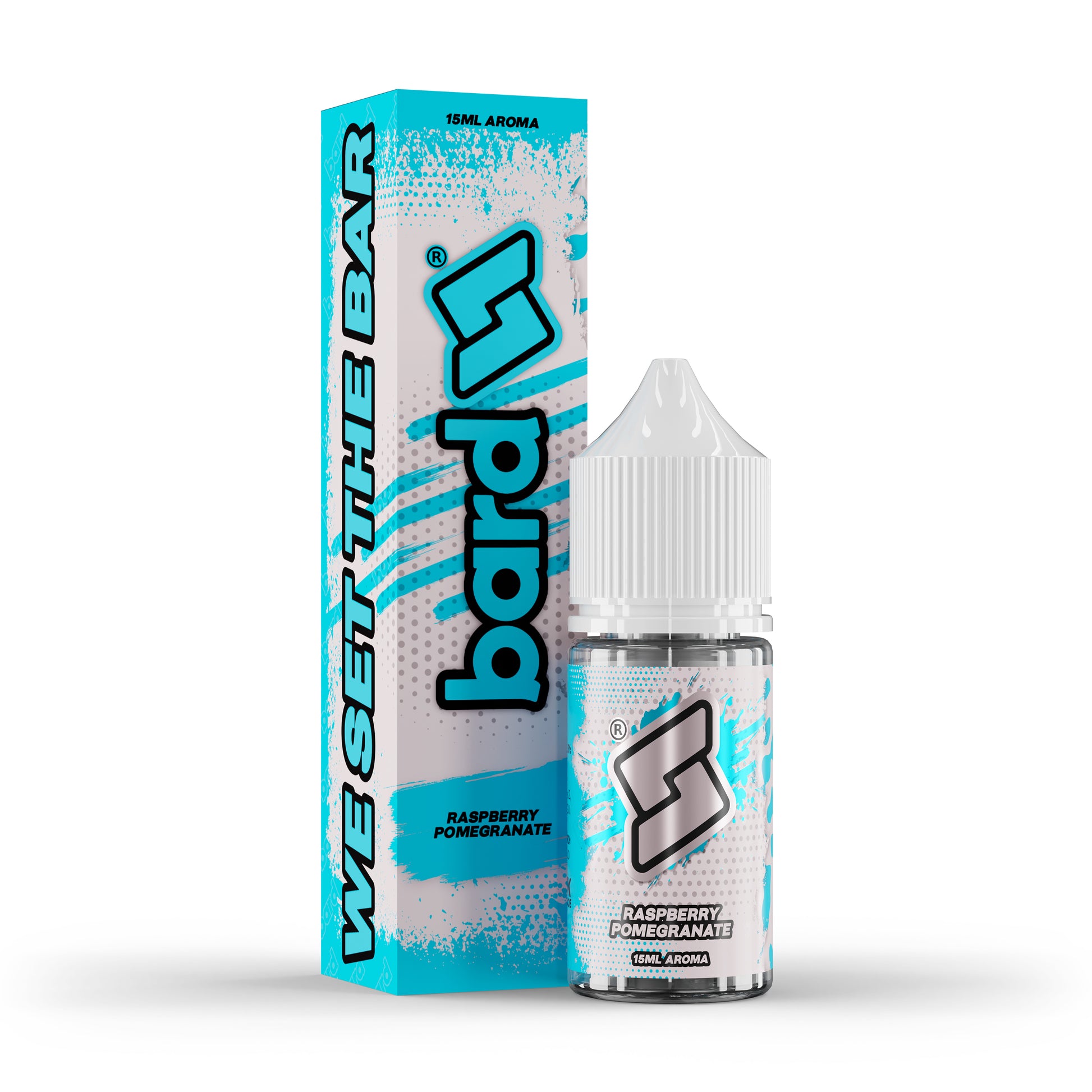 BARD X WIENER VAPE raspberry pomegranate salt e-liquid in 30ml longfill bottle with vibrant fruit and candy flavor design