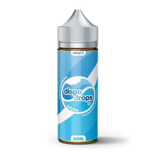 DISPO DROPS: WICKS - 120ML LONGFILL - VAPE INN