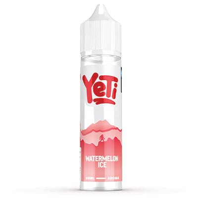 YETI Watermelon Ice salt nicotine e-liquid 60ml longfill bottle with vibrant watermelon and icy flavor profile.
