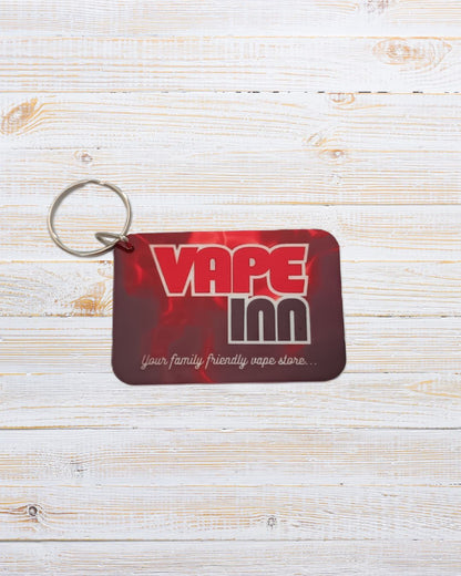 Keychain with 'Vape Inn' logo