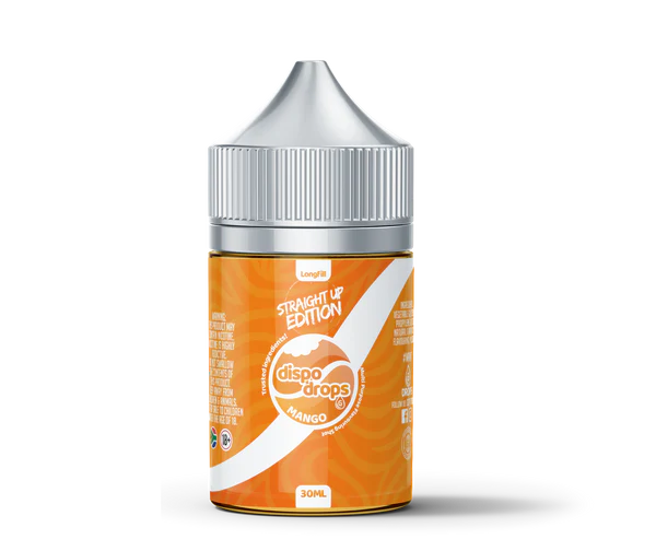 DISPO DROPS: STRAIGHT MANGO - SALT/MTL 60ML LONGFILL - VAPE INN