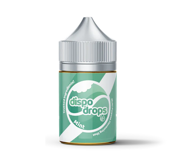DISPO DROPS: MINT - SALT/MTL 60ML LONGFILL - VAPE INN