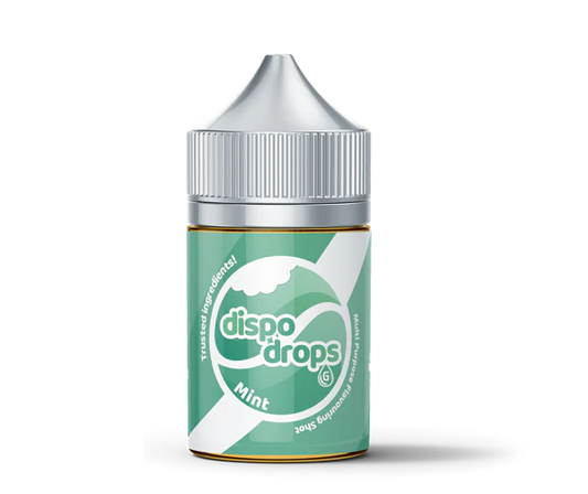DISPO DROPS: MINT - SALT/MTL 60ML LONGFILL - VAPE INN
