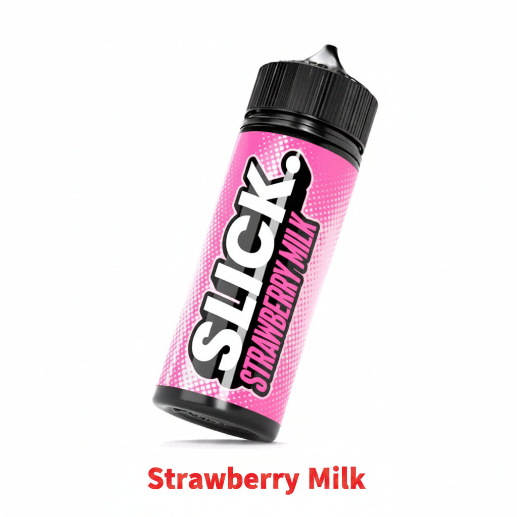 SLICK: STRAWBERRY MILK - 120ML LONGFILL - VAPE INN
