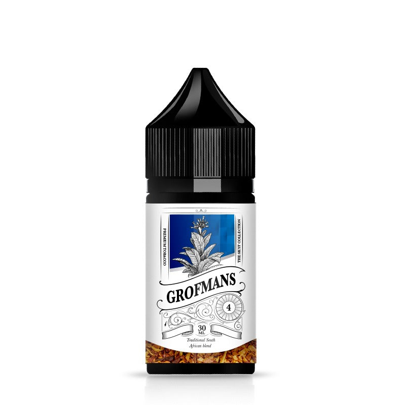 GROFMANS Salt MTL 60ML e-liquid bottle from THE SKYF COLLECTION displayed on a plain background.