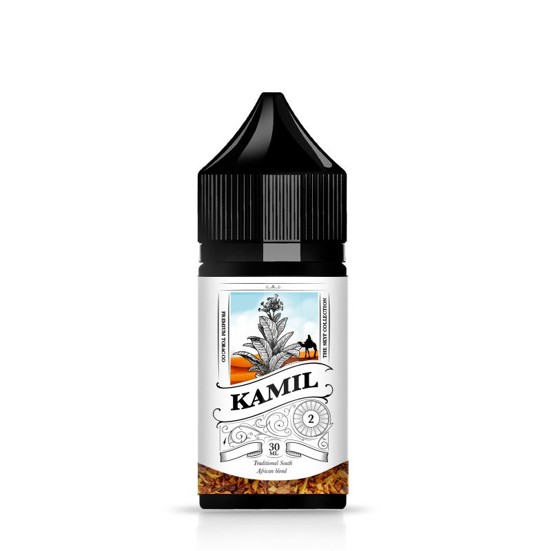 KAMIL Salt E-Liquid by THE SKYF COLLECTION in a 60ml longfill bottle, featuring a salt nicotine vape juice.