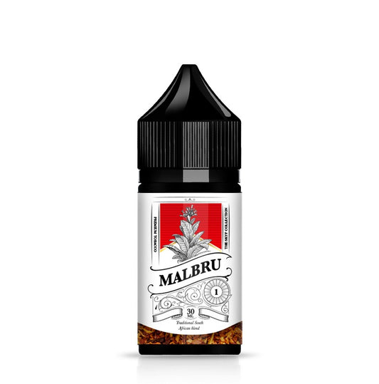 MALBRU Salt E-Liquid by THE SKYF COLLECTION in 60ml Longfill bottle, featuring salt nicotine for smooth vaping experience.