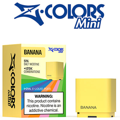 Z COLORS MINI DISPOSABLE FLAVOUR POD - 50mg