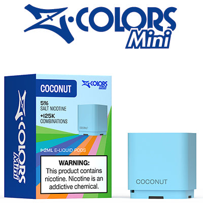Z COLORS MINI DISPOSABLE FLAVOUR POD - 50mg
