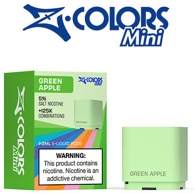 Z COLORS MINI DISPOSABLE FLAVOUR POD - 50mg