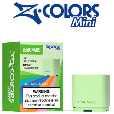 Z COLORS MINI DISPOSABLE FLAVOUR POD - 50mg