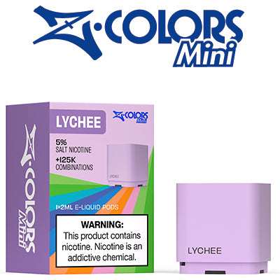 Z COLORS MINI DISPOSABLE FLAVOUR POD - 50mg