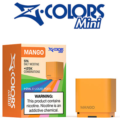 Z COLORS MINI DISPOSABLE FLAVOUR POD - 50mg