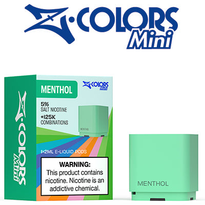 Z COLORS MINI DISPOSABLE FLAVOUR POD - 50mg