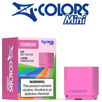 Z COLORS MINI DISPOSABLE FLAVOUR POD - 50mg
