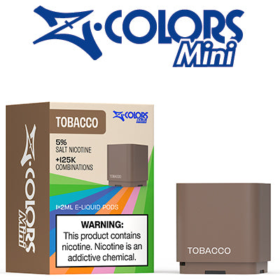Z COLORS MINI DISPOSABLE FLAVOUR POD - 50mg