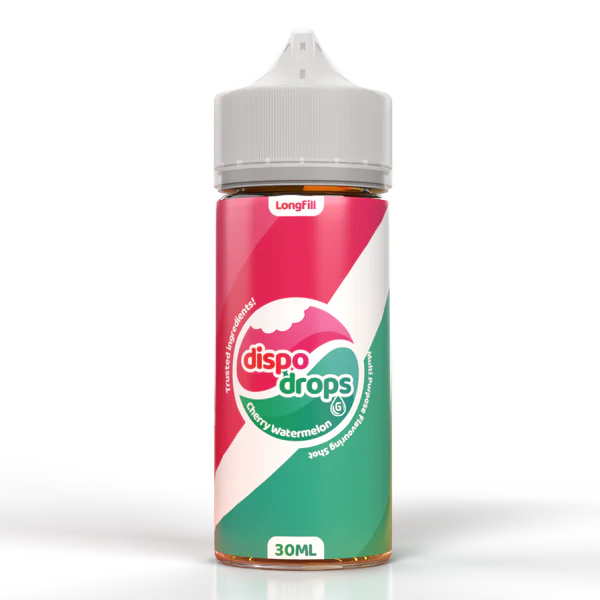 DISPO DROPS: CHERRY WATERMELON - 120ML LONGFILL - VAPE INN