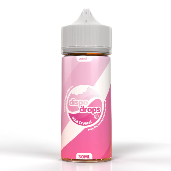 DISPO DROPS: RASPBERRY CRYSTAL - 120ML LONGFILL - VAPE INN