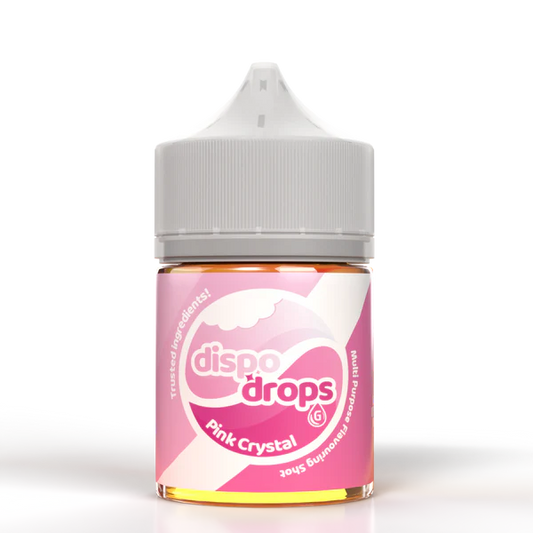 DISPO DROPS: RASPBERRY CRYSTAL - SALT/MTL 60ML LONGFILL - VAPE INN